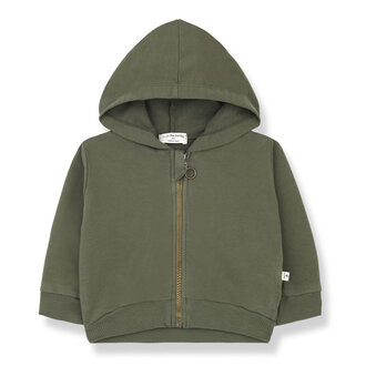 1 + in the family 1 + in the family  JAUME hooded jacket olive