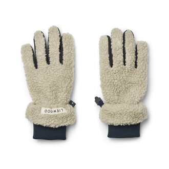 Liewood Liewood Demi Pile Gloves Mist / Classic navy