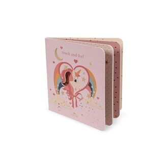 Konges Slojd Konges Slojd touch and feel book unicorn