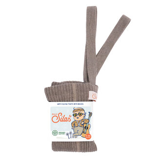 Silly Silas Silly Silas HIPPY FOOTED cotton tights cocoa blend