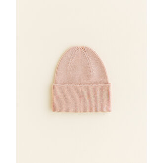 Hvid Hvid Beanie Fonzie newborn apricot