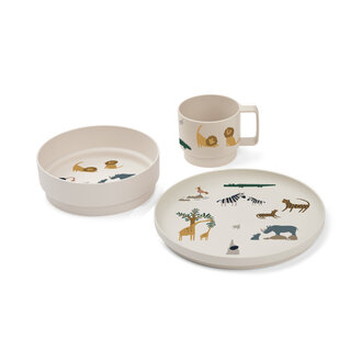 Liewood Liewood Archi Tableware Set All together / Sandy