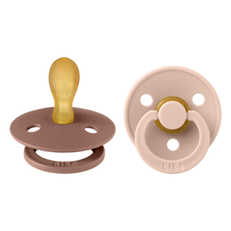 BIBS BIBS SYMMETRICAL T2 6-18M blush/woodchuck