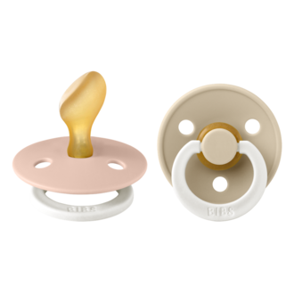 BIBS BIBS ANATOMICAL glow T2 6-18M vanilla/blush