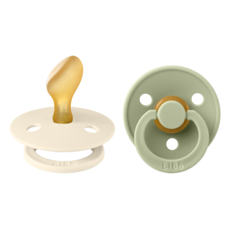 BIBS BIBS ANATOMICAL T2 6-18M ivory/sage