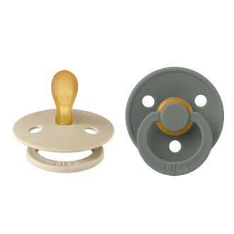 BIBS BIBS SYMMETRICAL T1 0-6M vanilla/pine