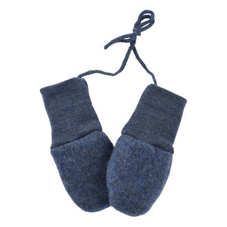 Engel Natur Engel Natur Baby Mittens blue melange one size Engel Natur Engel Natur Baby Mittens blue melange one size