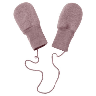 Engel Natur Engel Natur Baby Mittens rosewood melange one size Engel Natur Engel Natur Baby Mittens rosewood melange one size
