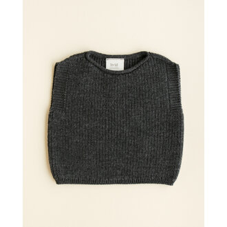 Hvid Hvid Vest Harvey BABY charcoal
