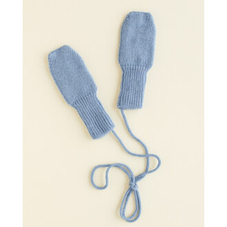 Hvid Hvid Mittens Fiza light blue 6M-2Y