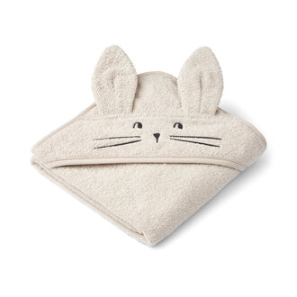 Liewood Liewood Albert Rabbit Hooded Towel Sandy