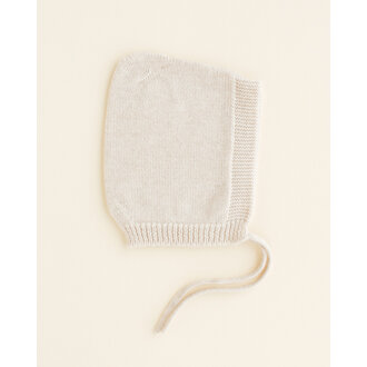Hvid Hvid Pixie bonnet Isidor cream