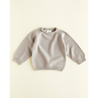 Hvid Hvid Sweater Georgette pebble