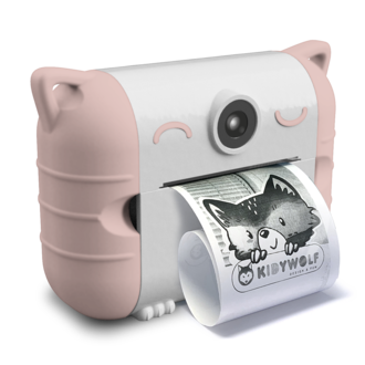 Kidywolf Kidywolf KIDYPRINT thermische printcamera roze Kidywolf Kidywolf KIDYPRINT thermische printcamera roze