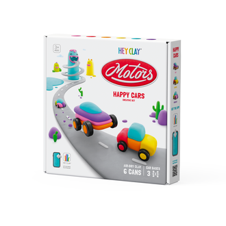 Hey Clay Hey Clay Happy Cars 6 cans Hey Clay Hey Clay Happy Cars 6 cans