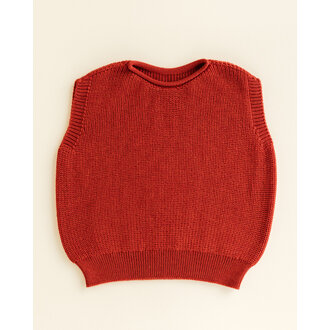 Hvid Hvid Vest Harvey KIDS red