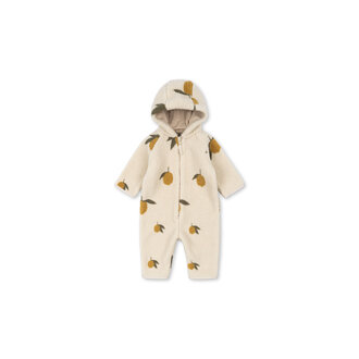 Konges Slojd Konges Slojd jody teddy onesie mon grand citron sage