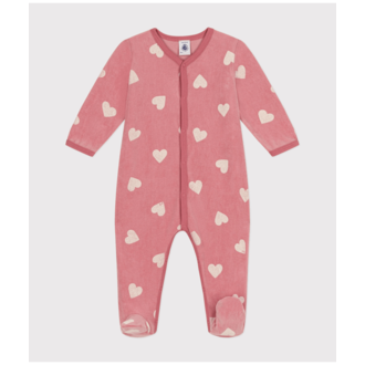 Petit Bateau Petit Bateau A0AXK pyjama hearts pink Petit Bateau Petit Bateau A0AXK pyjama hearts pink