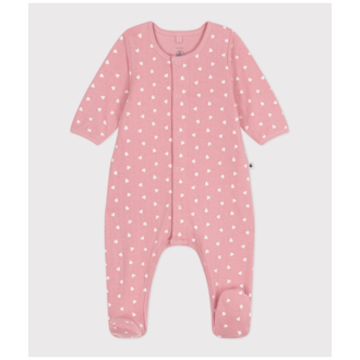 Petit Bateau Petit Bateau A0CIO bodyjamas hearts pink