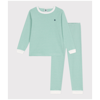 Petit Bateau Petit Bateau A0CUU pyjama stripes green