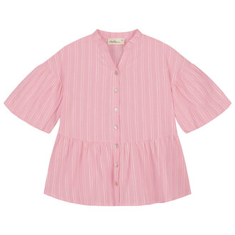 Charlie Petite Charlie Petite Isabelle Dress Stripes Pink/White Charlie Petite Charlie Petite Isabelle Dress Stripes Pink/White