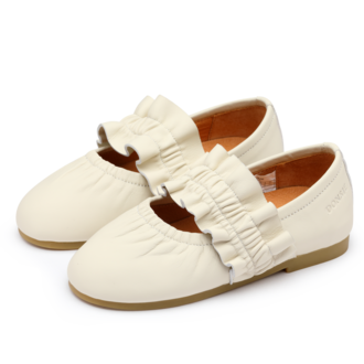 Donsje Donsje Iffie Ballerinas Cream Sheep Leather