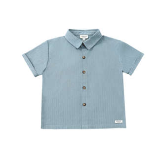 Donsje Donsje Brammie Shirt Steel Blue Striped