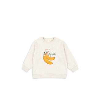 Konges Slojd Konges Slojd loupy lou sweat shirt off white melange