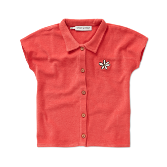 Sproet & Sprout Sproet & Sprout Terry blouse girls Rose petal Sproet & Sprout Sproet & Sprout Terry blouse girls Rose petal