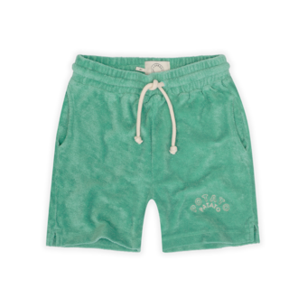 Sproet & Sprout Sproet & Sprout Terry bermuda shorts Botanical green