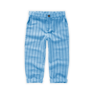 Sproet & Sprout Sproet & Sprout Woven chino thin stripes Breezy blue