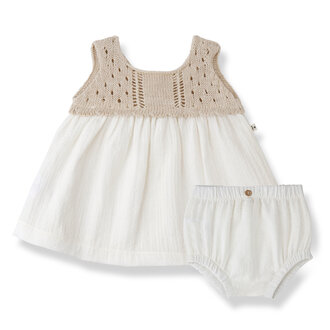 1 + in the family 1 + in the family LOLA dress+bloomer beige