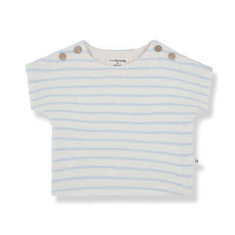 1 + in the family 1 + in the family TOMASO s.sleeve t-shirt misty-blue