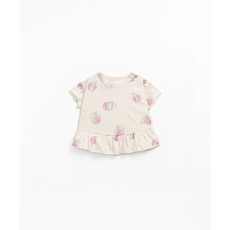 Play Up Play Up printed jersey t-shirt grés baby girl