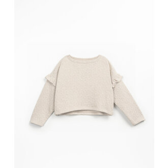 Play Up Play Up embellished jersey sweater grés Play Up Play Up embellished jersey sweater grés