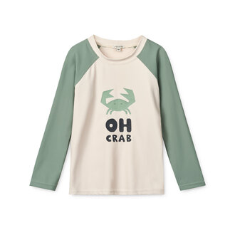 Liewood Liewood Noah Placement Longsleeve Swim Tee Sandy / Peppermint