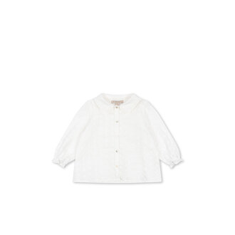 Konges Slojd Konges Slojd lacey collar shirt optic white