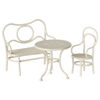 Maileg Maileg Café set Mouse Small Off white