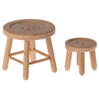 Maileg Maileg Table and stool set Mouse
