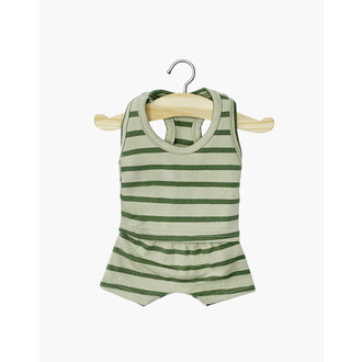 Minikane Minikane Marcel boys underwear khaki green striped