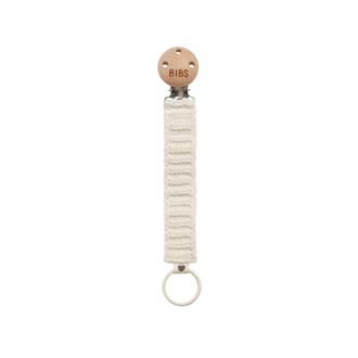 BIBS BIBS Pacifier Clip Knitted Ivory