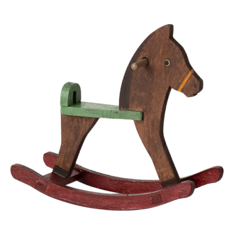 Maileg Maileg Rocking horse Mouse Dark brown
