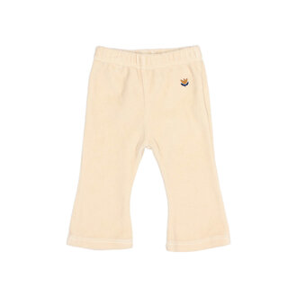 Buho Buho bb velvet legging flare ivory