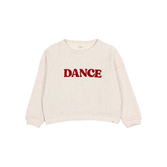 Buho Buho dance sweatshirt ivory