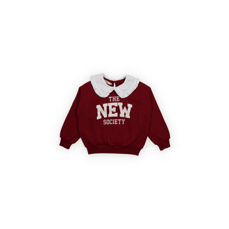 The New Society The New Society Angela Sweatshirt Plum Fantasy