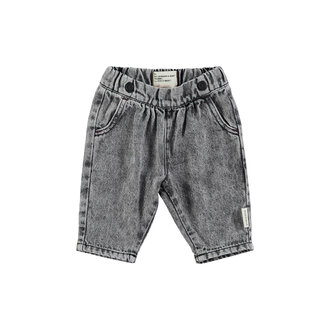 Piupiuchick Piupiuchick Baby trousers Washed black denim