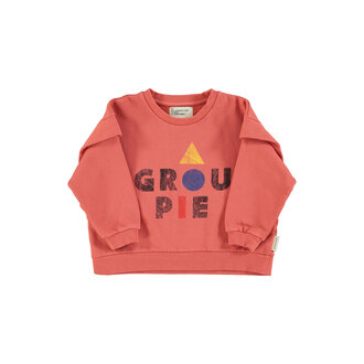Piupiuchick Piupiuchick Sweatshirt Pink w/ "groupie" print