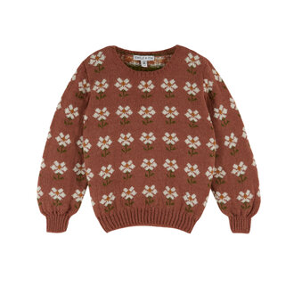 Emile et Ida Emile Et Ida pullover marguerite violine