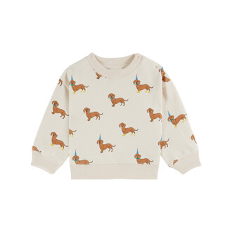 Emile et Ida Emile Et Ida sweat imprime all over chien dachshund