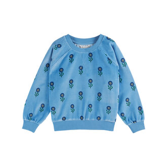 Emile et Ida Emile Et Ida sweat imprime all over velours margot